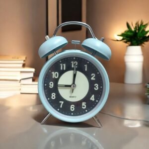 Bell Alarm Light Blue (RADIUM) Clock (TC-224)