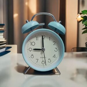 Bell Alarm MATT LIGHT SKY BLUE Clock (TC-221)