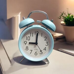 Bell Alarm Matt sky Blue Clock (TC-220)