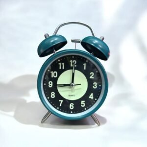 Bell Alarm DEEP GREEN (RADIUM) Clock (TC-225)