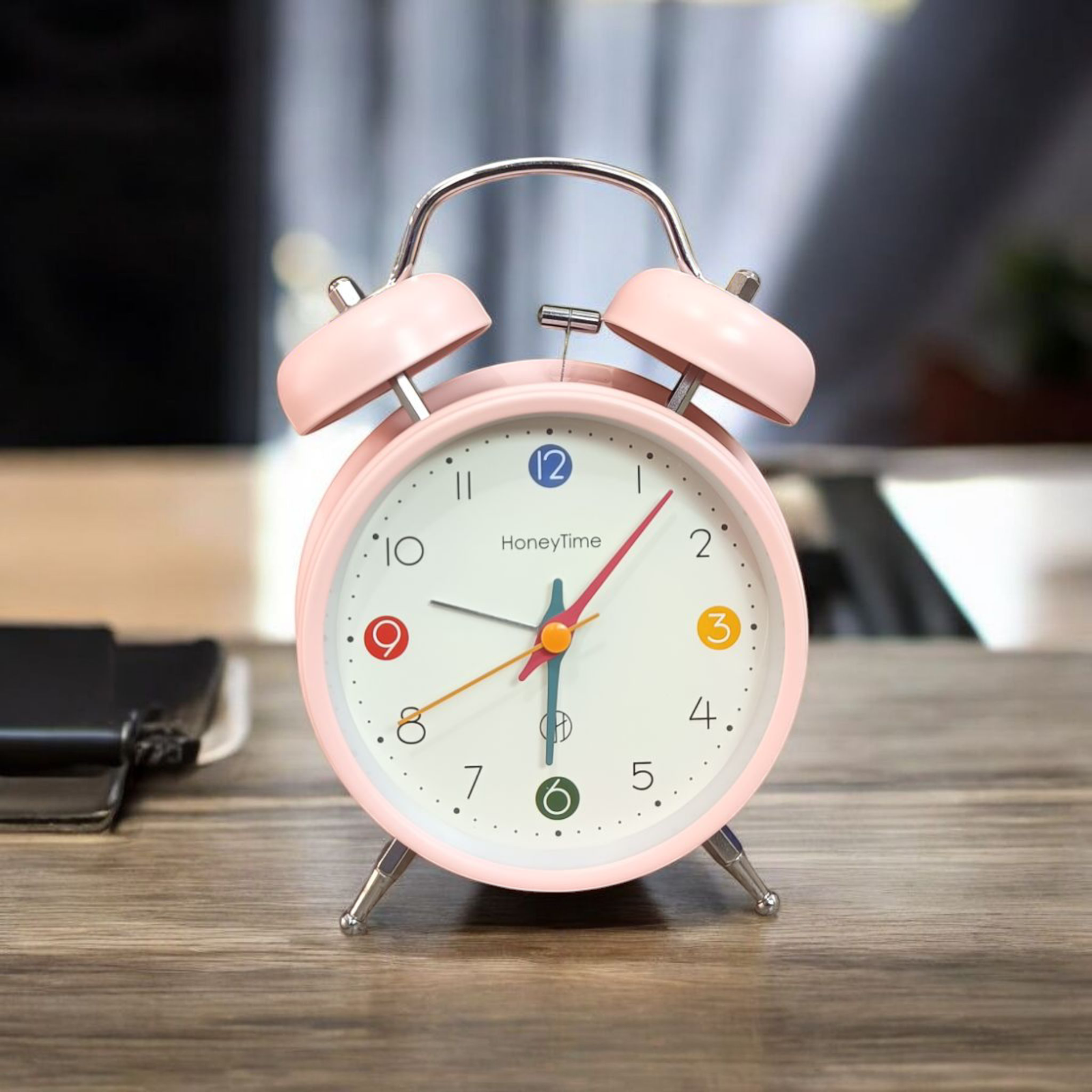 Super Premium Honey time PINK and White Clock (TC-230)
