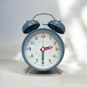 Bell Alarm Violet and White Clock (TC-240)