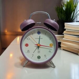 Super Premium Honey time PURPLE and White Clock (TC-233)