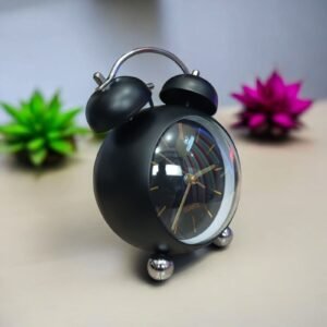 Bell Black Alarm Clock (TC-201)