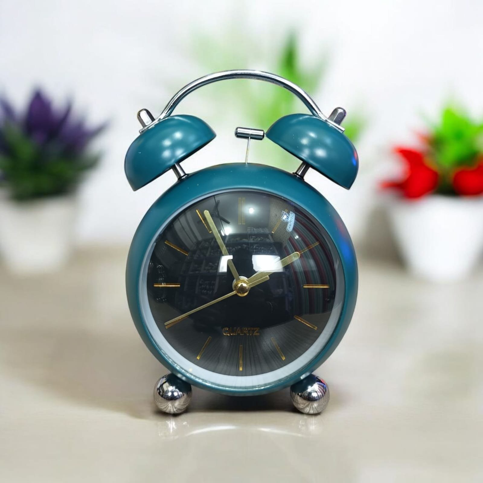 Bell Deep Green Alarm Clock (TC-203) - Image 2
