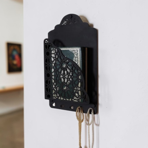 Quran Box With Tasbih Hanger Black Colour